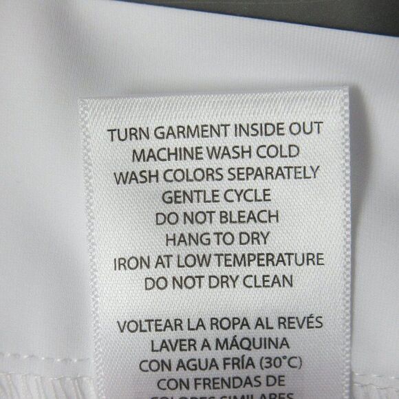 S.C. & CO. 360 Degree Tummy Control Capri Pants Sz 10 Blue Geo Print Skimmer NWT - Picture 9 of 13